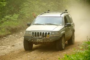 A Jeep Grand Cherokee sweeps SS7, Sand Rd. Long.