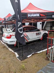 Dave Carapetyan / Adam Kneipp Subaru WRX STi before the event.