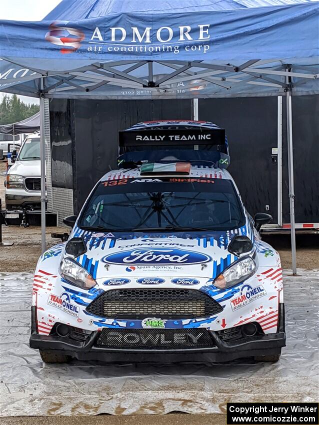 Paul Rowley / Dominik Jozwiak Ford Fiesta R5 before the event.