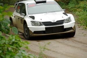 Ryan Booth / Andy Hayes Škoda Fabia on SS1, Steamboat I.