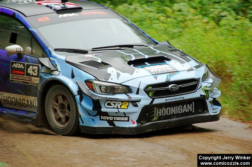 Ken Block / Alex Gelsomino Subaru WRX STi on SS1, Steamboat I.