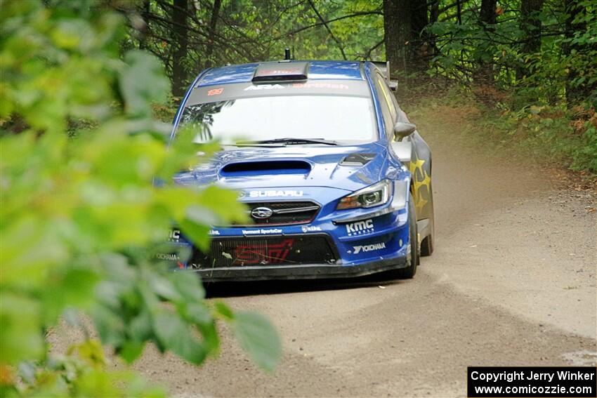 Travis Pastrana / Rhianon Gelsomino Subaru WRX STi on SS1, Steamboat I.