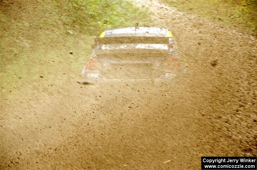 Travis Pastrana / Rhianon Gelsomino Subaru WRX STi on SS1, Steamboat I.