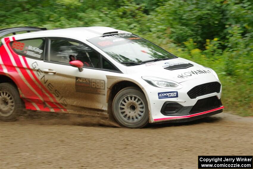 Tom Williams / Hannah McKillop Ford Fiesta R5 on SS1, Steamboat I.