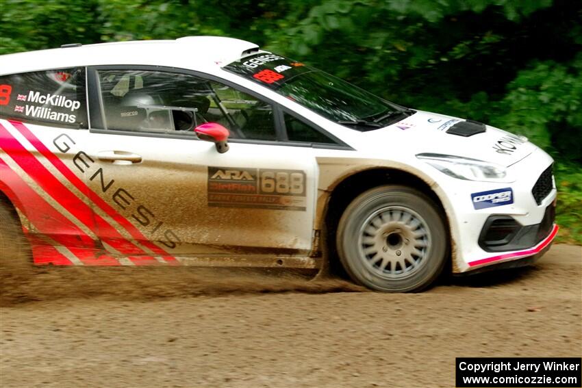 Tom Williams / Hannah McKillop Ford Fiesta R5 on SS1, Steamboat I.