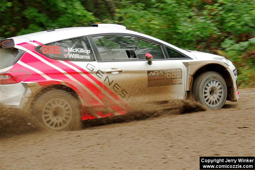 Tom Williams / Hannah McKillop Ford Fiesta R5 on SS1, Steamboat I.