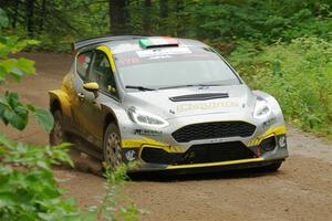 John Coyne / Nick Dobbs Ford Fiesta R5 on SS1, Steamboat I.