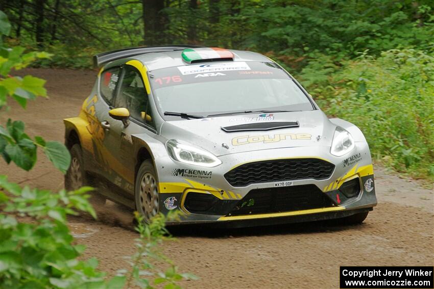 John Coyne / Nick Dobbs Ford Fiesta R5 on SS1, Steamboat I.