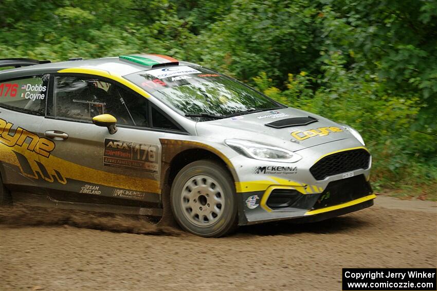 John Coyne / Nick Dobbs Ford Fiesta R5 on SS1, Steamboat I.