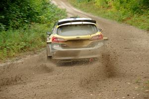 John Coyne / Nick Dobbs Ford Fiesta R5 on SS1, Steamboat I.