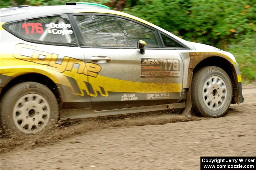 John Coyne / Nick Dobbs Ford Fiesta R5 on SS1, Steamboat I.