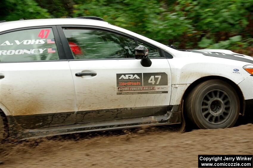 Tim Rooney / Anthony Vohs Subaru WRX STi on SS1, Steamboat I.