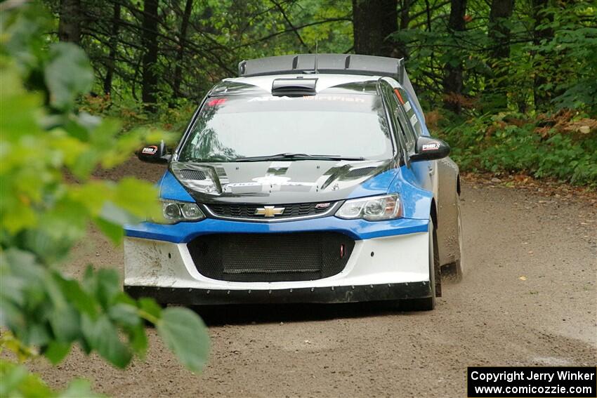 Pat Moro / Ole Holter Chevy Sonic LS on SS1, Steamboat I.