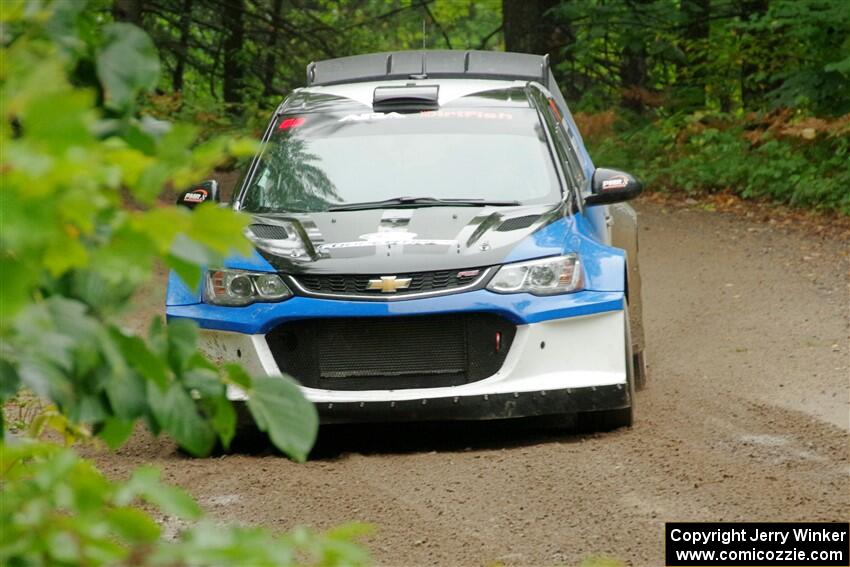 Pat Moro / Ole Holter Chevy Sonic LS on SS1, Steamboat I.