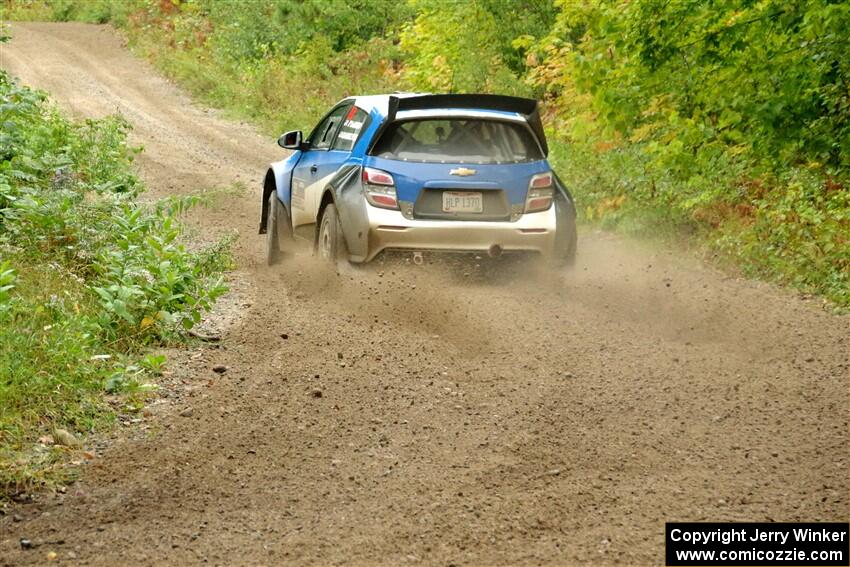 Pat Moro / Ole Holter Chevy Sonic LS on SS1, Steamboat I.