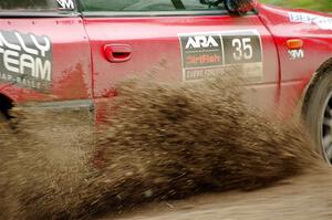 Mark Piatkowski / Claudia Barbera-Pullen Subaru Impreza 2.5RS on SS1, Steamboat I.