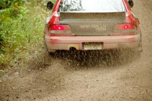 Mark Piatkowski / Claudia Barbera-Pullen Subaru Impreza 2.5RS on SS1, Steamboat I.