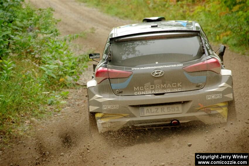 Enda McCormack / Liam McCormack Hyundai i20 R5 on SS1, Steamboat I.