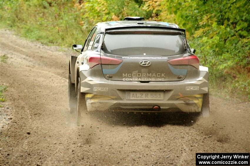 Enda McCormack / Liam McCormack Hyundai i20 R5 on SS1, Steamboat I.