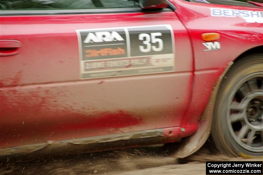 Mark Piatkowski / Claudia Barbera-Pullen Subaru Impreza 2.5RS on SS1, Steamboat I.