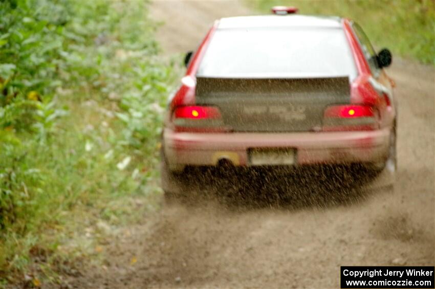 Mark Piatkowski / Claudia Barbera-Pullen Subaru Impreza 2.5RS on SS1, Steamboat I.