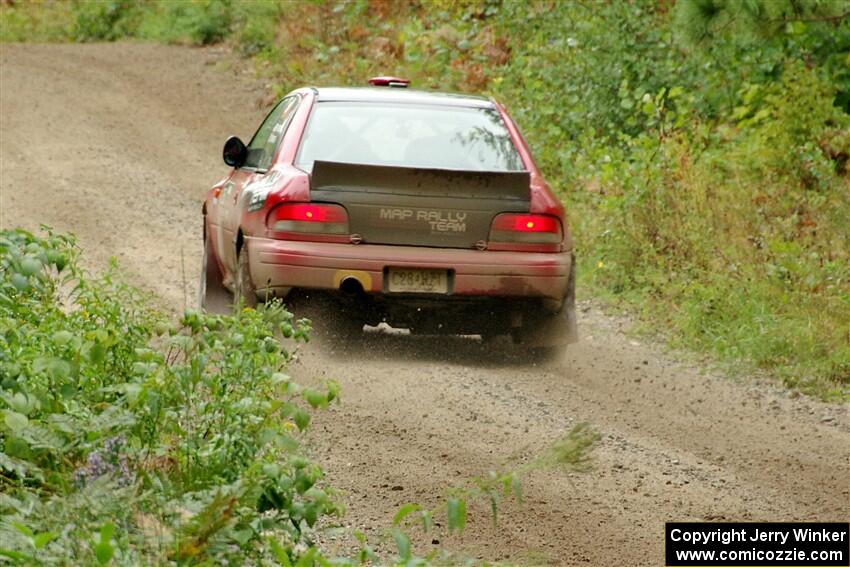 Mark Piatkowski / Claudia Barbera-Pullen Subaru Impreza 2.5RS on SS1, Steamboat I.