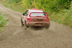 Ele Bardha / Corrina Roshea Subaru WRX STi on SS1, Steamboat I.