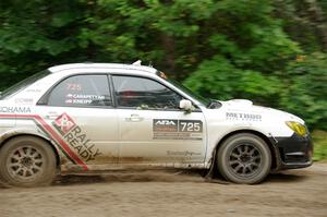 Dave Carapetyan / Adam Kneipp Subaru WRX STi on SS1, Steamboat I.