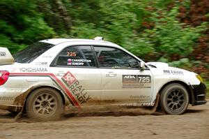 Dave Carapetyan / Adam Kneipp Subaru WRX STi on SS1, Steamboat I.