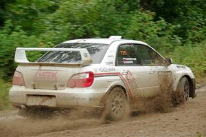 Dave Carapetyan / Adam Kneipp Subaru WRX STi on SS1, Steamboat I.