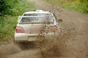 Dave Carapetyan / Adam Kneipp Subaru WRX STi on SS1, Steamboat I.