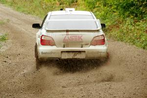 Dave Carapetyan / Adam Kneipp Subaru WRX STi on SS1, Steamboat I.