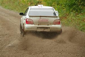 Dave Carapetyan / Adam Kneipp Subaru WRX STi on SS1, Steamboat I.