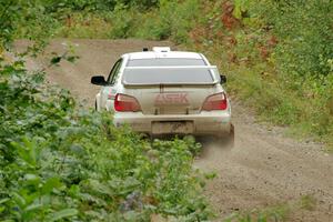 Dave Carapetyan / Adam Kneipp Subaru WRX STi on SS1, Steamboat I.