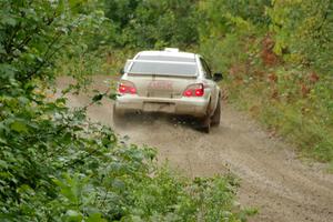 Dave Carapetyan / Adam Kneipp Subaru WRX STi on SS1, Steamboat I.