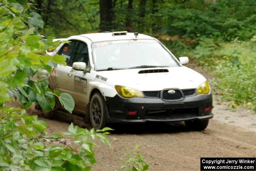 Dave Carapetyan / Adam Kneipp Subaru WRX STi on SS1, Steamboat I.