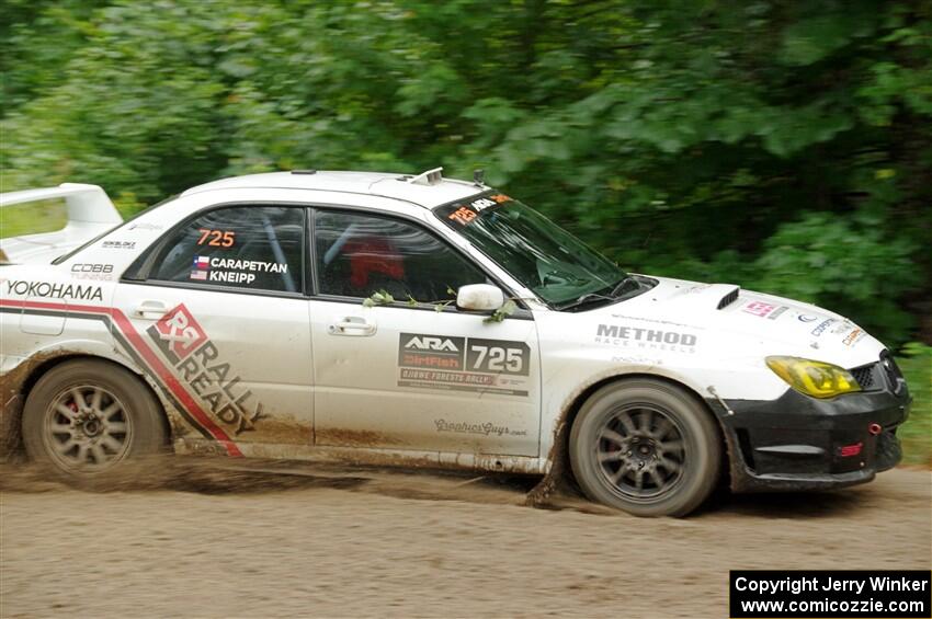 Dave Carapetyan / Adam Kneipp Subaru WRX STi on SS1, Steamboat I.