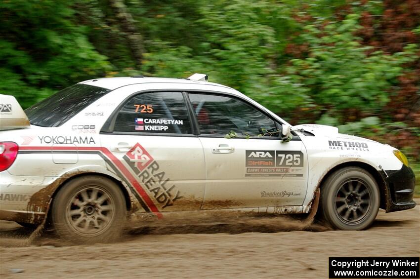 Dave Carapetyan / Adam Kneipp Subaru WRX STi on SS1, Steamboat I.