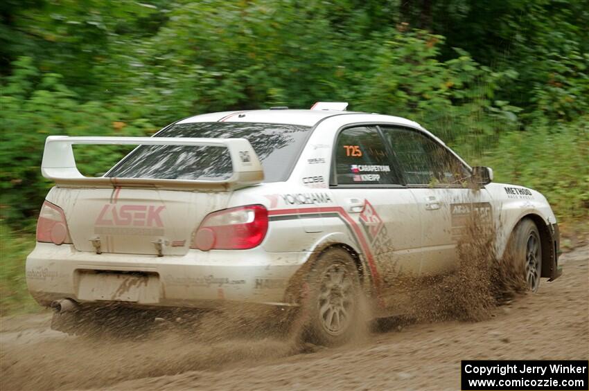 Dave Carapetyan / Adam Kneipp Subaru WRX STi on SS1, Steamboat I.