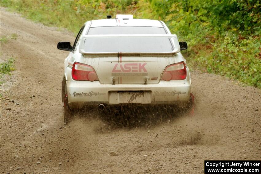 Dave Carapetyan / Adam Kneipp Subaru WRX STi on SS1, Steamboat I.