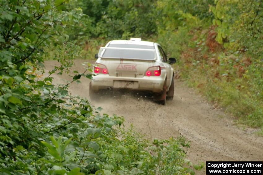 Dave Carapetyan / Adam Kneipp Subaru WRX STi on SS1, Steamboat I.