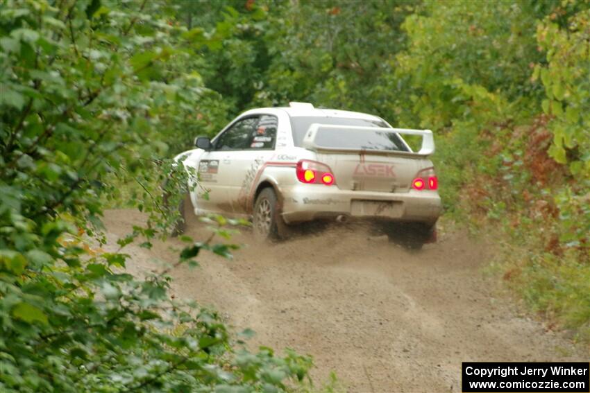 Dave Carapetyan / Adam Kneipp Subaru WRX STi on SS1, Steamboat I.