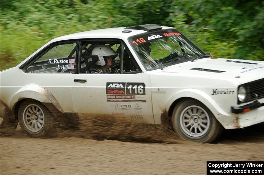 John Hill / Rebecca Ruston Ford Escort Mk II on SS1, Steamboat I.