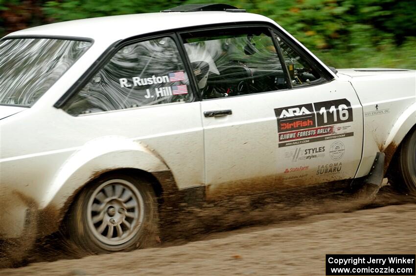 John Hill / Rebecca Ruston Ford Escort Mk II on SS1, Steamboat I.