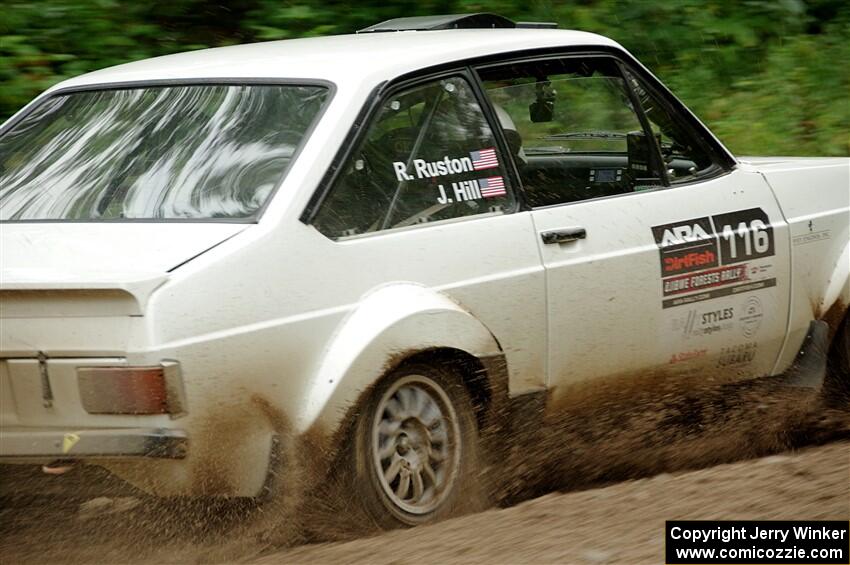 John Hill / Rebecca Ruston Ford Escort Mk II on SS1, Steamboat I.