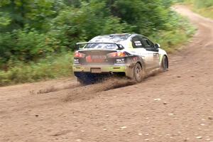 Eamon Fallon / Ozgur Simsek Mitsubishi Lancer Evo X on SS1, Steamboat I.