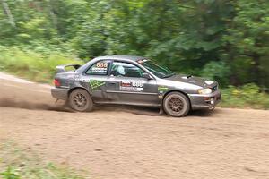 Jordan Locher / Tom Addison Subaru Impreza 2.5RS on SS1, Steamboat I.