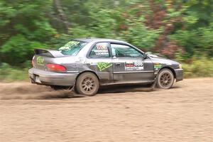 Jordan Locher / Tom Addison Subaru Impreza 2.5RS on SS1, Steamboat I.