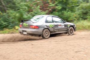 Jordan Locher / Tom Addison Subaru Impreza 2.5RS on SS1, Steamboat I.