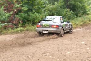 Jordan Locher / Tom Addison Subaru Impreza 2.5RS on SS1, Steamboat I.